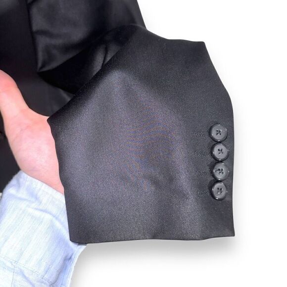 NWT Zara Men’s Shiny Tuxedo Jacket Sz Size 40 - Picture 6 of 9